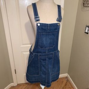 Overall jean Skirt Dress